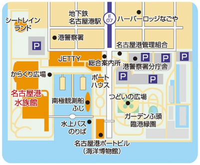 名古屋港水族館駐車場コインパーキング